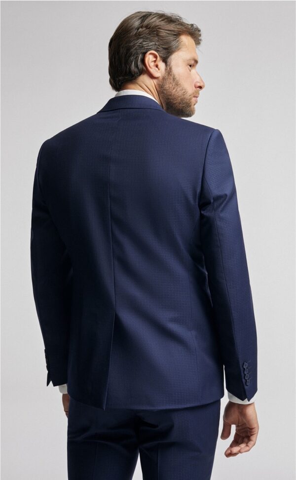 Traje de novio Eternal azul microdibujo lana 06.23.310 - Imagen 5