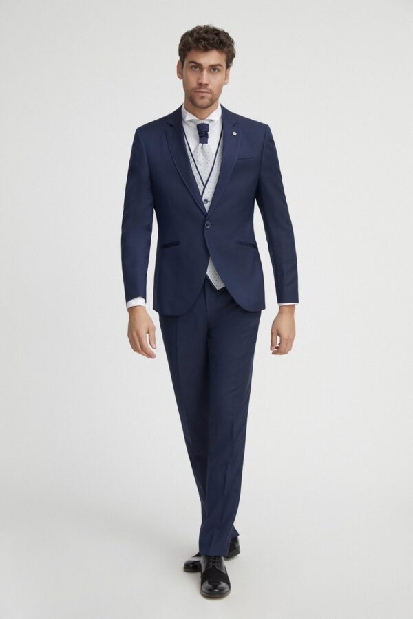 TRAJE DE NOVIO ETERNAL AZUL MICRODIBUJO LANA 14.22.310