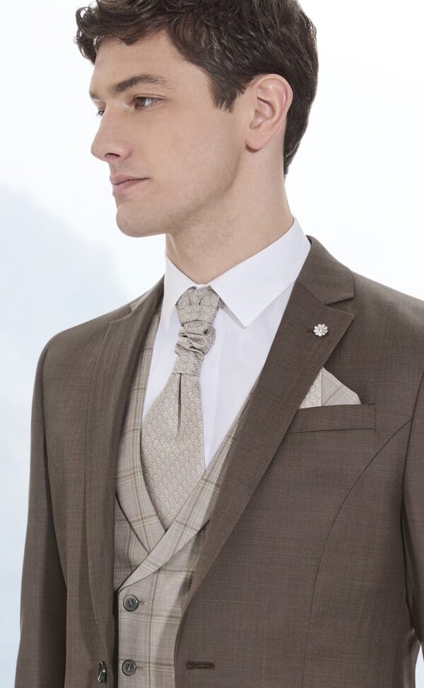 TRAJE DE NOVIO DE LANA ZIGNONE 41.25.710 - Imagen 4
