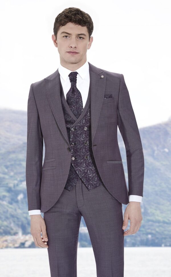TRAJE DE NOVIO DE LANA ZIGNONE 32.25.400 - Imagen 3