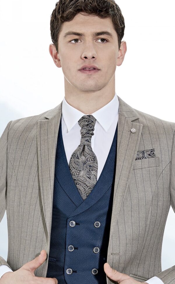 TRAJE DE NOVIO DE LANA VITALE BARBERIS CANONICO 19.25.640A - Imagen 2