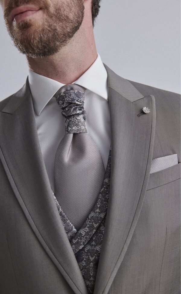 Traje de novio ETERNAL beige liso lana (SUPER 130'S) 28.24.761 - Imagen 4