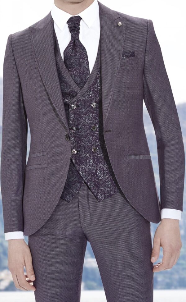 TRAJE DE NOVIO DE LANA ZIGNONE 32.25.400 - Imagen 2