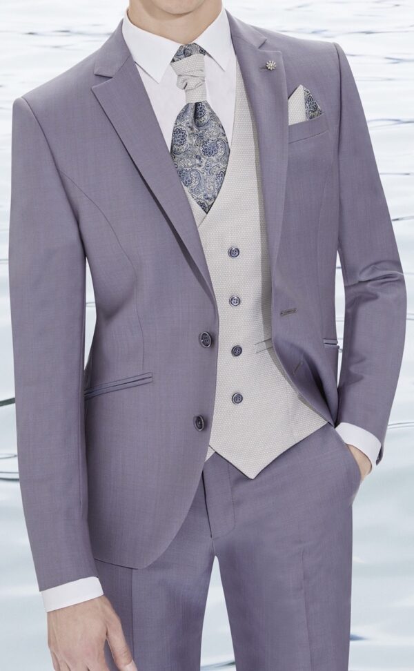 TRAJE DE NOVIO DE LANA ZIGNONE 35.25.051 - Imagen 3