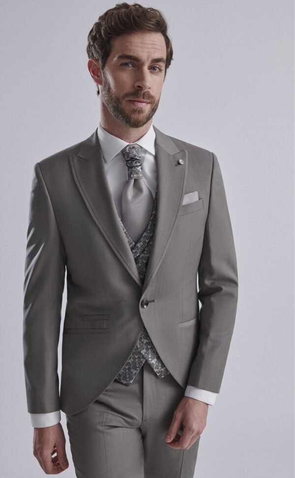 Traje de novio ETERNAL beige liso lana (SUPER 130'S) 28.24.761 - Imagen 5