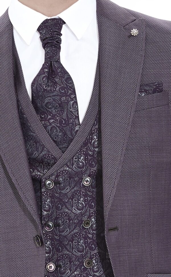 TRAJE DE NOVIO DE LANA ZIGNONE 32.25.400 - Imagen 4