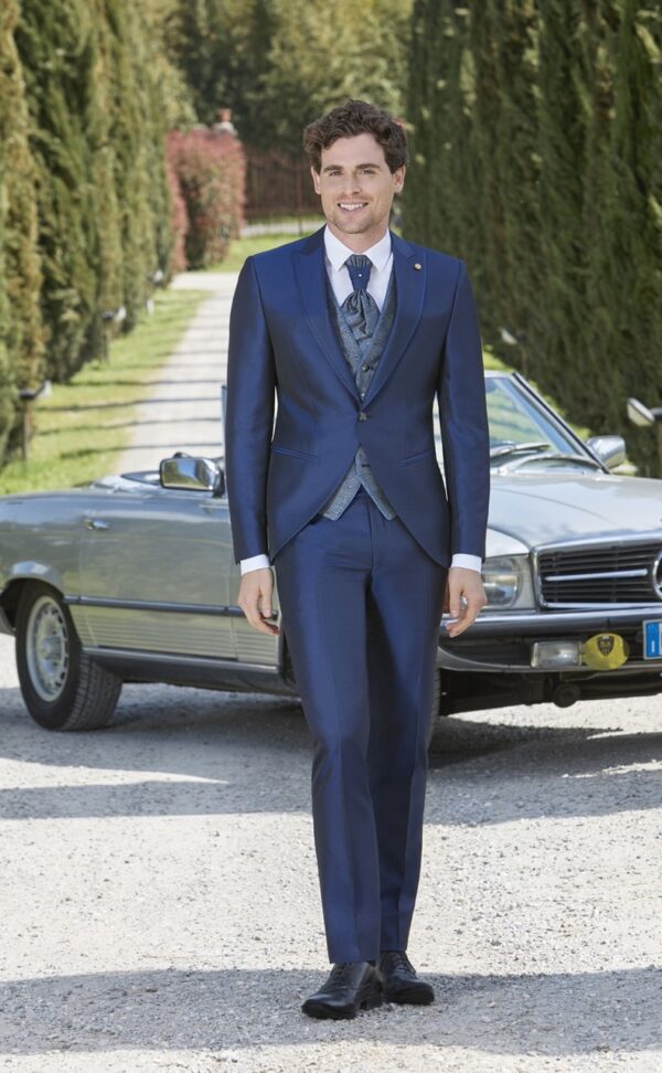 TRAJE COMPLETO DE NOVIO AZUL Y GRIS 43.25.31C