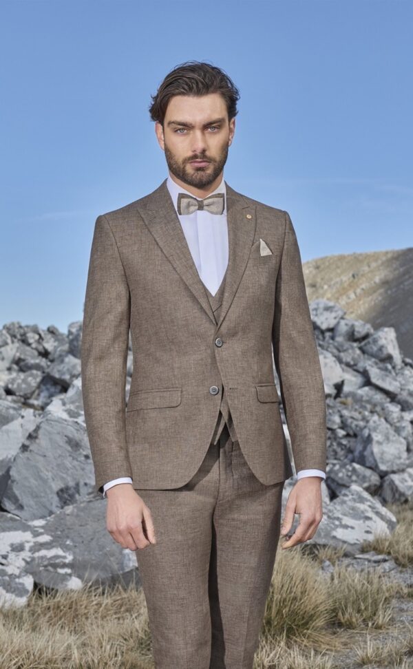 TRAJE DE NOVIO CAMEL 79.25.710