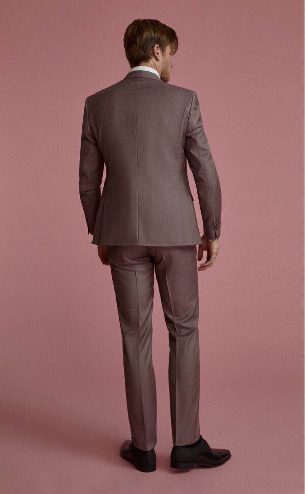 Traje de novio Feel burdeos liso lana 77.23.510 - Imagen 2