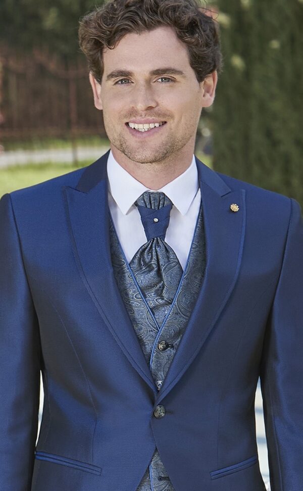 TRAJE COMPLETO DE NOVIO AZUL Y GRIS 43.25.31C - Imagen 2