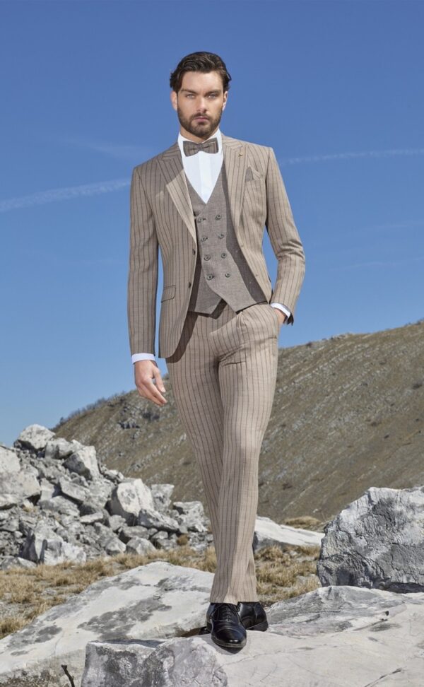 TRAJE DE NOVIO DE LANA/SEDA/LINO ZIGNONE 76.25.640