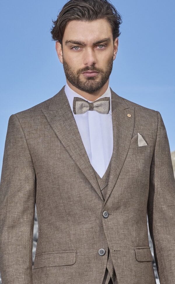 TRAJE DE NOVIO CAMEL 79.25.710 - Imagen 3