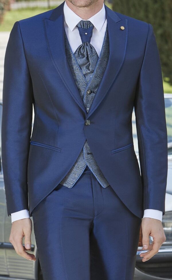 TRAJE COMPLETO DE NOVIO AZUL Y GRIS 43.25.31C - Imagen 3