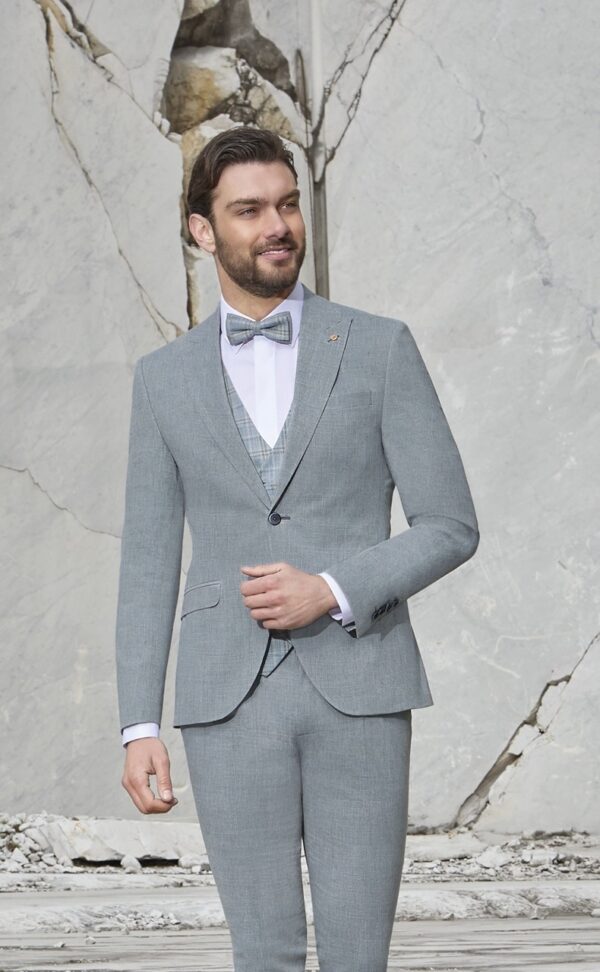 TRAJE DE NOVIO DE LANA/ALGODÓN TOLLEGNO 1900 88.25.290