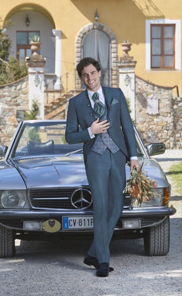 TRAJE COMPLETO DE NOVIO VERDE 62.25.900