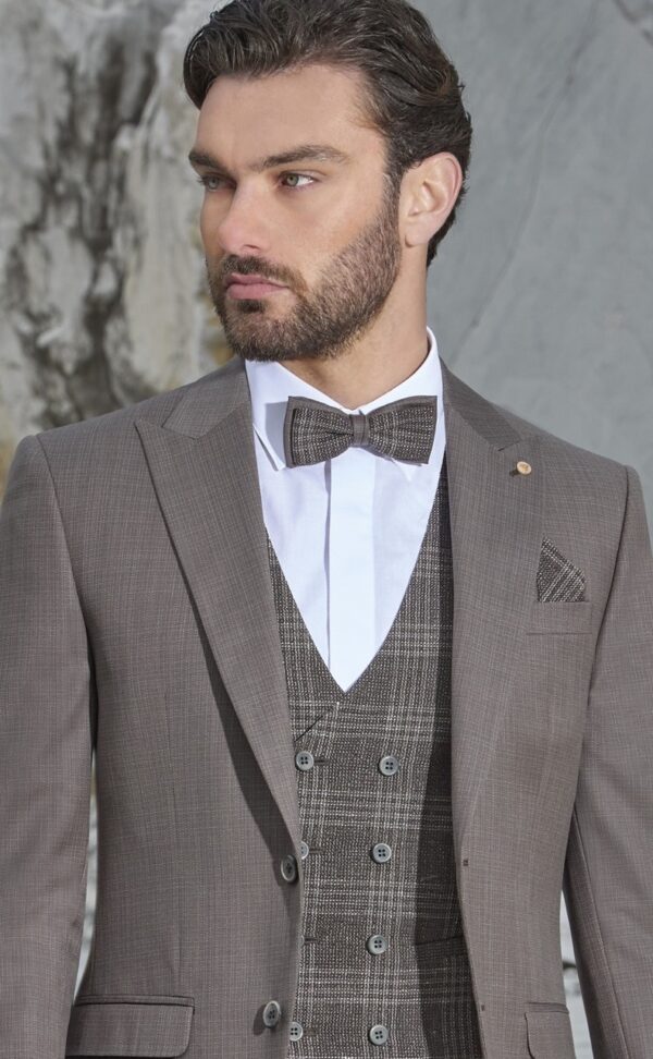 TRAJE DE NOVIO DE LANA ZIGNONE 82.25.710 - Imagen 4