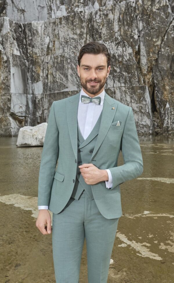 Traje de Novio Verde 85.25.812 - Imagen 2
