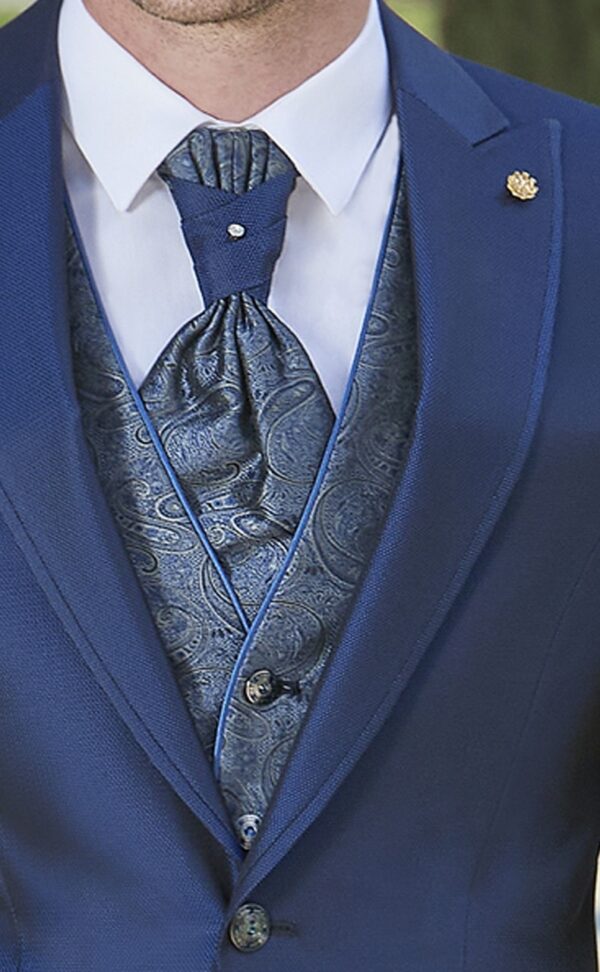 TRAJE COMPLETO DE NOVIO AZUL Y GRIS 43.25.31C - Imagen 4