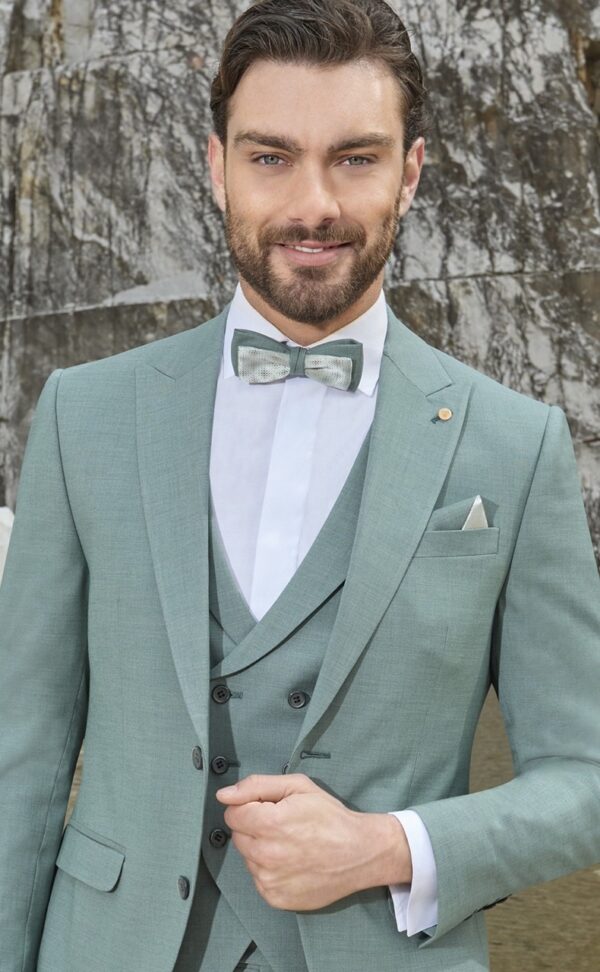 Traje de Novio Verde 85.25.812 - Imagen 3