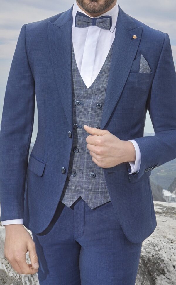 TRAJE DE NOVIO DE LANA ZIGNONE 91.25.321 - Imagen 3