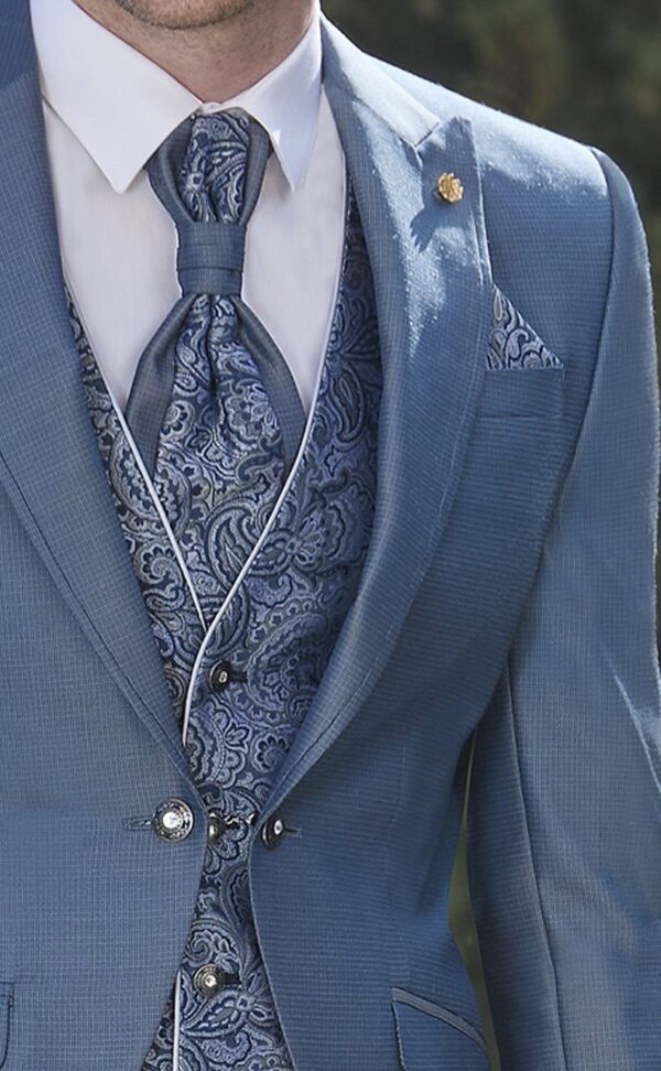 Traje completo de Novio Azul petróleo 47.25.390 - Imagen 2