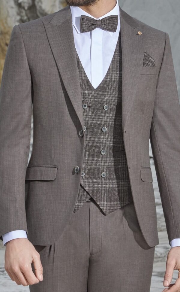TRAJE DE NOVIO DE LANA ZIGNONE 82.25.710 - Imagen 3
