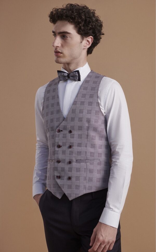 Traje de novio FEEL burdeos liso lana (SUPER 120'S) 65.24.500 - Imagen 3