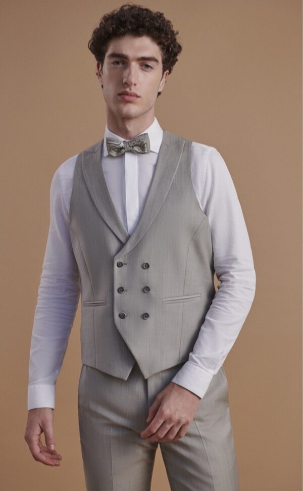 Traje de novio FEEL beige liso lana (SUPER 120'S) 72.24.690 - Imagen 3