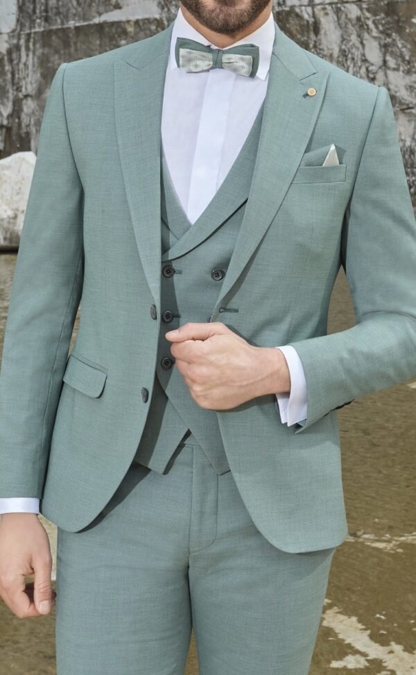 Traje de Novio Verde 85.25.812 - Imagen 4
