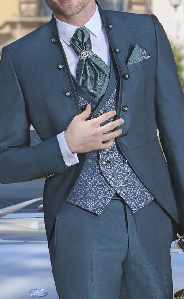 TRAJE COMPLETO DE NOVIO VERDE 62.25.900 - Imagen 3