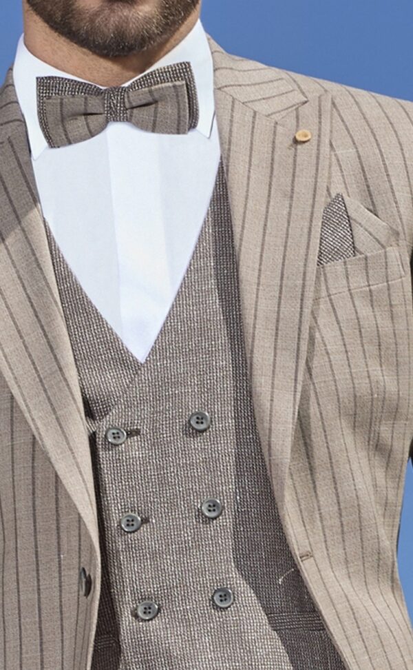 TRAJE DE NOVIO DE LANA/SEDA/LINO ZIGNONE 76.25.640 - Imagen 3