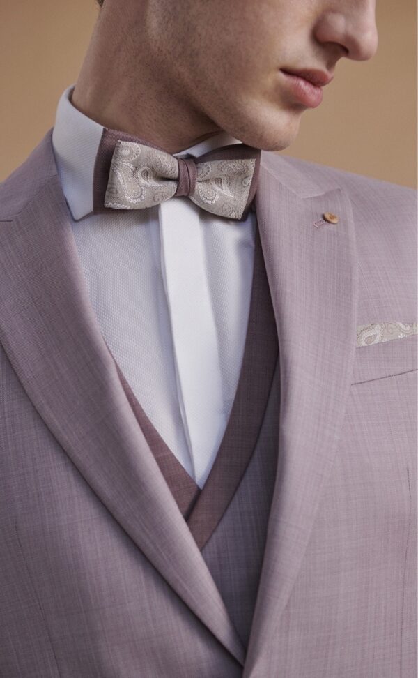 Traje de novio FEEL burdeos liso lana (SUPER 120'S) 68.24.480 - Imagen 4