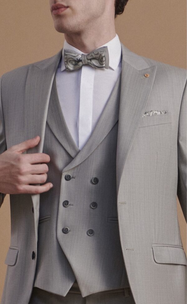 Traje de novio FEEL beige liso lana (SUPER 120'S) 72.24.690 - Imagen 4