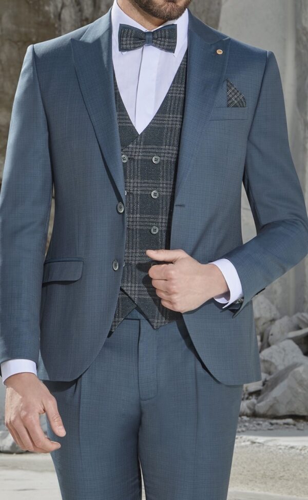 TRAJE DE NOVIO DE LANA ZIGONONE 92.25.900 - Imagen 3
