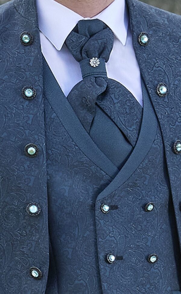 Traje completo de Novio Lurex negro 65.25.900 - Imagen 5
